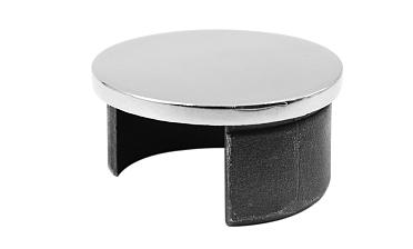 Заглушка с пазом на трубу Ø48.3 мм полированная (AISI 304) k235 купить в Перми