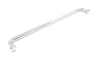 Ручка-полотенцесушитель, полированная, без кноба 19х450, для стекла 8-10 мм, под отверстие 12 мм t623-450 PSS купить в Перми