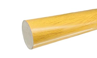 Пластиковый поручень текстурный, цвет Дуб, Ø49мм, длина 4м k891-2  купить в Перми