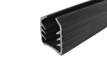 Уплотнитель в поручень с пазом 24х24 для стекла 12 мм, EPDM Фk301 купить в Перми