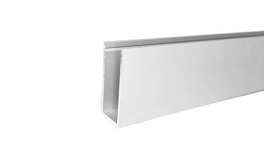 П-образный профиль 40 мм верхний, алюминиевый анодированный, длина 3000 мм т24 AL  купить в Перми