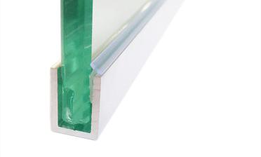 Уплотнитель прозрачный для П-образного алюминиевого профиля t756 (елочка) t755 купить в Перми