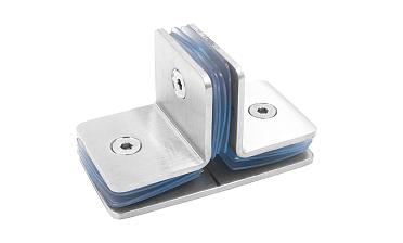 Коннектор для душевой кабины на 3 стекла шлифованный t727-2 SSS  купить в Перми