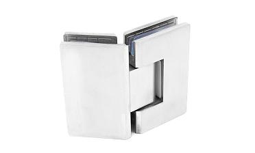 Петля для душевой кабины стекло-стекло 135° 90х55 мм AISI 304 шлифованная t302-2 SSS купить в Перми