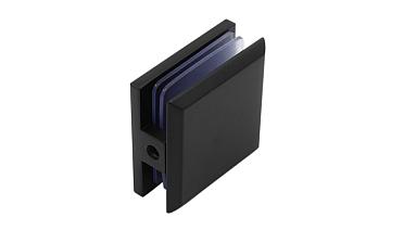  Коннектор для душевой кабины стена-стекло 45х45, вырез 67, цинк, черный t730 BZn купить в Перми