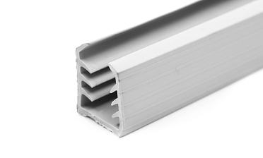 Уплотнитель в поручень с пазом 27х30 для стекла 8+8мм, EPDM (палки по 3м) СЕРЫЙ Фk307-G купить в Перми