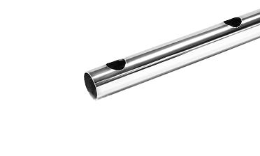 Труба AISI 304 25х1х6000, с перфорацией под  Ø12, 90°, GRIT 600 837-2 купить в Перми