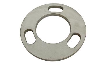 Фланец стойки 42.4/80 х 5 (4,3) х AISI 304 #200 3 отв х М10 х 20 k116-42-4 купить в Перми