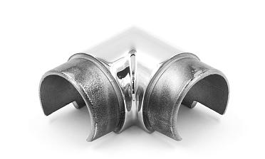 Отвод с пазом на трубу Ø48.3 мм, полированный (AISI 304) k237 купить в Перми