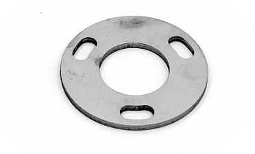 Фланец стойки 50/90х3 мм, 3 отв. М10х20, черный металл k116-50-9 купить в Перми