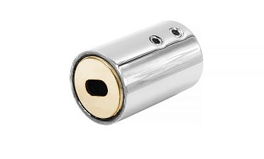 Коннектор стена-труба для трубы 19 мм, без юбки, полированный t907-2 PSS купить в Перми