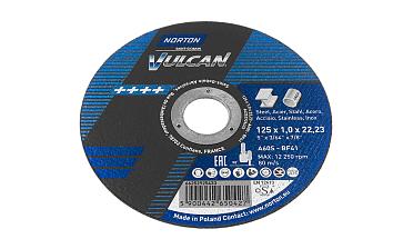 Отрезной круг 125х22х1 Нортон Вулкан Ф-0143 купить в Перми