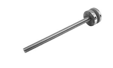 Точечный держатель для стекла, полированный, точеный, d=44 мм, шпилька M12 (AISI 304) k177 купить в Перми