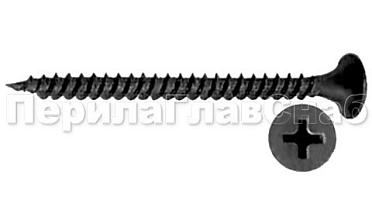 Саморез 3,5х41 д/гипсокартона черн. М-4026 купить в Перми