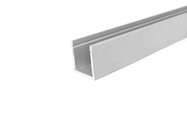 П-образный профиль 20 мм нижний, алюминиевый анодированный, длина 3000 мм т22 AL  купить в Перми