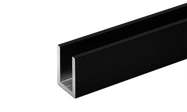  П-образный профиль 19x13, L=2200, алюминий ,черный t756 BL купить в Перми