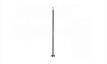 Готовая стойка Ø38,1 мм, с фланцем и наконечником, высота 950 мм, полированная (AISI 304) k702 купить в Перми