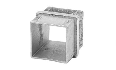 Соединитель для поручня 40х40 мм, полированный, (AISI 304) k368 купить в Перми