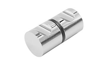 Ручка-кноб для двери 32х38 мм латунь-хром, полированная t696 PC купить в Перми