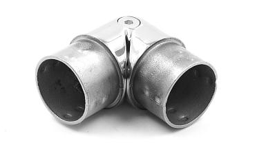 Поворот литой, шарнирный под Ø42.4 мм, полированный, AISI 304 k273 купить в Перми