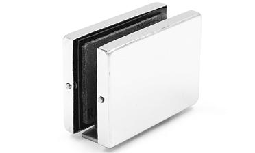 Коннектор стена-стекло с монтажной пластиной, полированный, вырез 09 t192 PSS купить в Перми