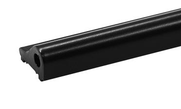 Порог для душевых перегородок 1000 мм, черный матовый Фt118 ALBL купить в Перми