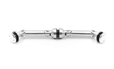 Крепление на три стекла 10-12 мм, штанга 82 мм, без зенковки tt204-82A SSS купить в Перми