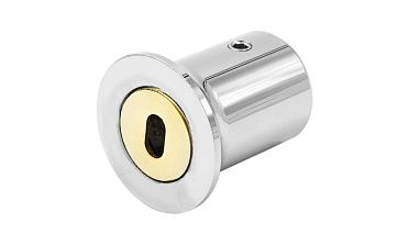 Держатель трубы 19 мм, полированный, латунь-хром, стена-труба t907 PC купить в Перми