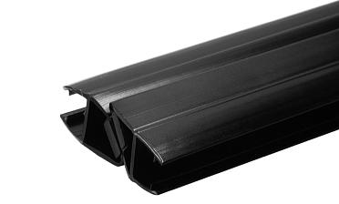 Комплект уплотнителей для стекла 8 мм, стекло-стекло 2200 мм, 90°/180°, с магнитом (2 шт.), черный (t210) t210-2 BL-U купить в Перми