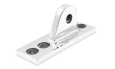 Крепление ванты(тяги) козырька к стойке алюминиевого фасада, AISI 304,литое,полированное, k610 купить в Перми