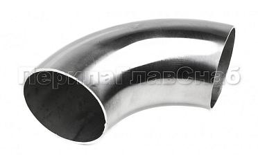 Отвод поручня под сварку для Ø50.8х1.5х145 AISI 201 #400 в упаковке по 100 шт. k021-15-100 купить в Перми