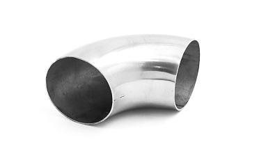 Отвод поручня под сварку для Ø50.8х1.0 мм,  полированный 400 Grit, AISI 201 k021-7 купить в Перми