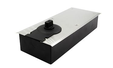 Доводчик для стеклянной двери напольный, шлифованный EN2 250 тыс. циклов 115гр (дверь 800мм  до 80 кг) t186 SSS купить в Перми