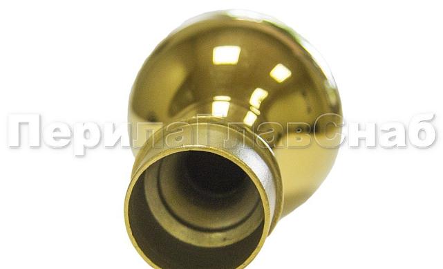 Наконечник стойки шар, Ø38.1 мм, литой, утяжеленный, золото k070-88 2