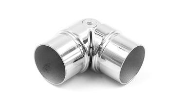 Поворот шарнирный под Ø38.1 мм, полированная, (AISI 304) k250 купить в Перми