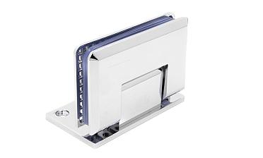 Петля для душевой кабины стена-стекло 90° 90х55 мм латунь-хром, полированная t305 PC купить в Перми