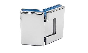 Петля для душевой стекло-стекло 90х55 мм, 135°, латунь-хром t302 PC купить в Перми