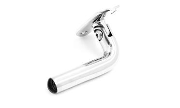 Держатель поручня выносной на стойку, с регулируемым ложементом под трубу Ø50.8 мм, полированный, (AISI 304) k261-4 купить в Перми