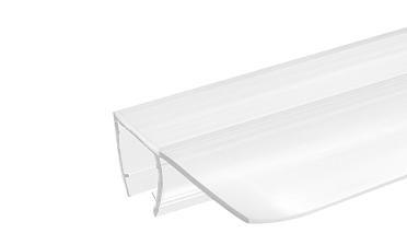 Уплотнитель для стекла в душевую кабину 8 мм, стекло-стекло 2200 мм t215 купить в Перми