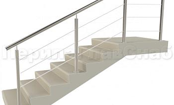 Заполнение из 3ми тросиков (тросик в оболочке) + наконечник для крыльца в Перми. Готовые проекты ПерилаГлавСнаб