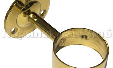 Держатель поручня Ø50.8 мм, выносной, с обхватом, золото k066-88 купить в Перми