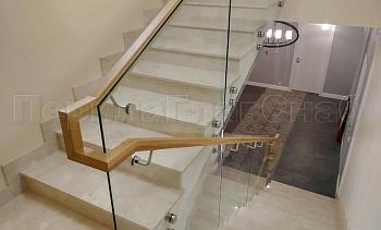 Цельностеклянные ограждения на несущем стекле в Перми. Готовые проекты ПерилаГлавСнаб