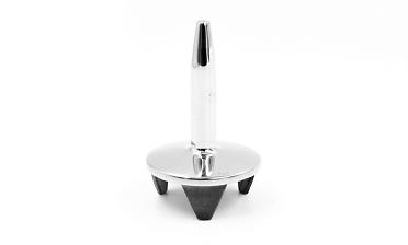 Наконечник палец (солдатик) на стойку Ø50.8х1.5 мм, без ложемента, удлиненный 70 мм, облегченный, литой, полированный, нержавеющий AISI 304 k557 купить в Перми