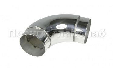 Отвод поручня с двумя установочными кольцами Ø50.8х125 AISI 304 k052-8 купить в Перми