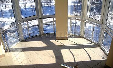 Ригельное ограждение для панорамных окон купить в Перми