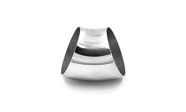 Половинка отвода поручня под сварку для Ø50.8х125/2х1.5, 45°, полированный 400 Grit (AISI 304) k021-45 купить в Перми