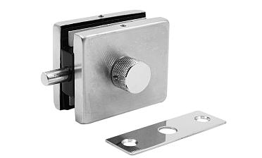 Защелка с ответной частью на стену и пол, шлифованная, вырез 17 t138 SSS купить в Перми