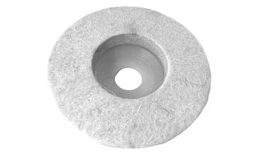 k427-4 войлок белый Ø85х8 мм очищенный, для тонкой полировки 11 000 rpm, Premium купить в Перми