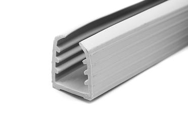 Уплотнитель в поручень с пазом 24х24 для стекла 8+8мм, EPDM (палки по 3м) СЕРЫЙ Фk303-G купить в Перми