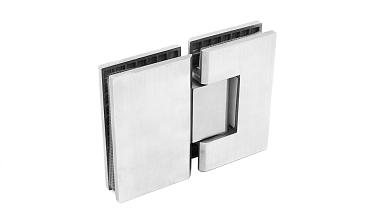 Петля для душевой кабины стекло-стекло 180° 90х55 мм AISI 304 шлифованная t303-2 SSS купить в Перми